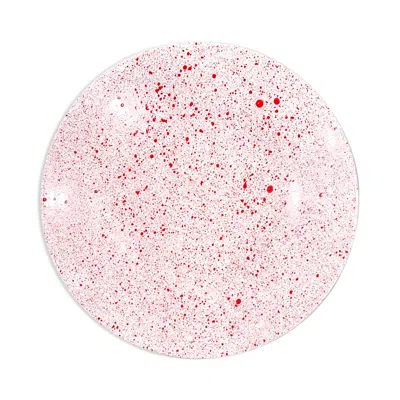 Non Sans Raison Splash Bread & Butter Plate In Red