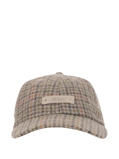 千鸟格纹图案棒球帽