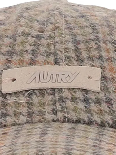 千鸟格纹图案棒球帽