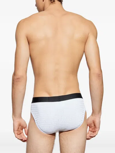 Dsquared2 Logo-print Briefs In White