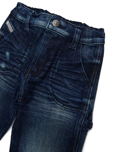 Diesel Distressed-effect Jeans In Blue