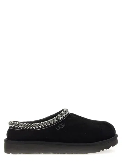 Ugg 40mm Tazz Shearling Platform Loafers In Black