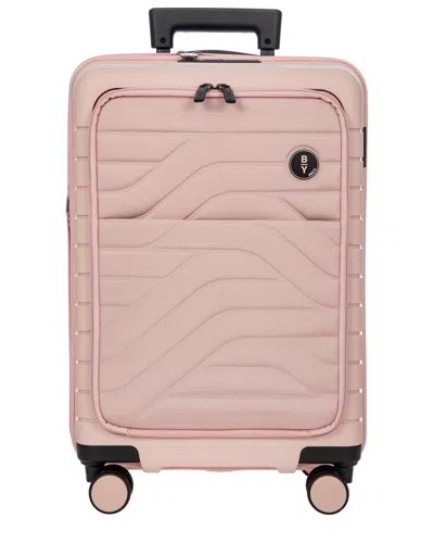 Bric's By Ulisse 21 Expandable Carry On Spinner Suitcase In Pink