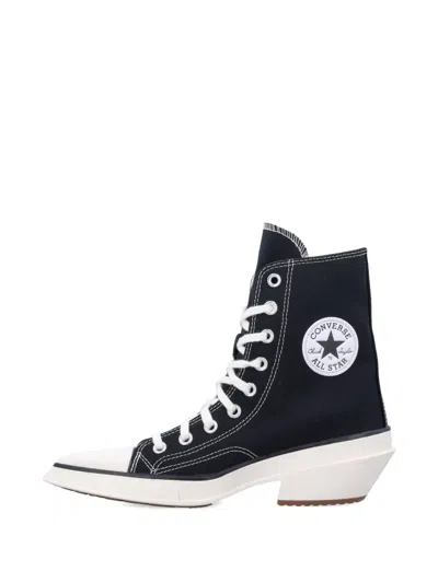 Converse Luxe Pointed High-top Sneakers In Black