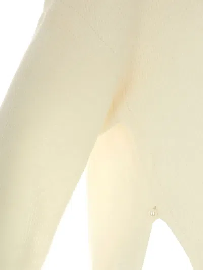 Liu •jo Liu Jo Ribbed Knit Top In Gray