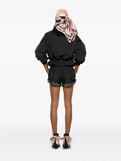 Pucci Embellished-hem Shorts In Black