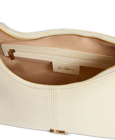 Sam Edelman Dakota Leather Shoulder Bag In White