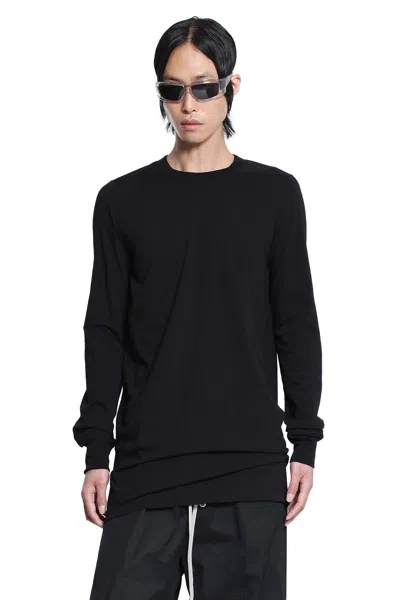 Rick Owens Concordians Level Long Sleeve T In Black