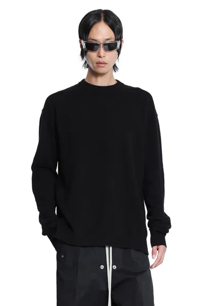 Rick Owens Concordians Round Neck In Black
