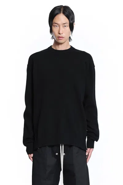 Rick Owens Concordians Round Neck In Black