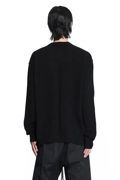 Rick Owens Concordians Round Neck In Black