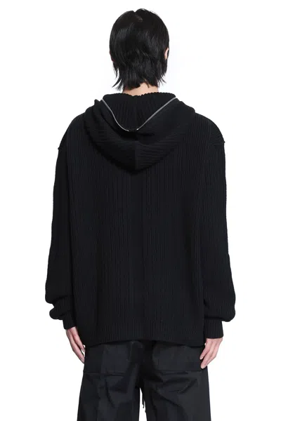 Rick Owens Concordians Zipped Hoodie In Black