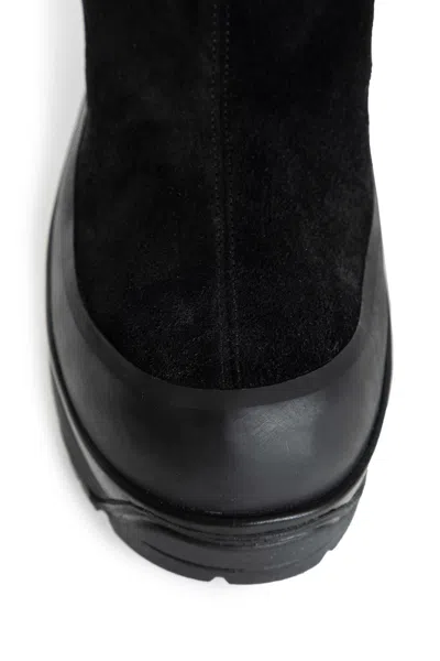 Stone Island S100120 Suede Boots In Black