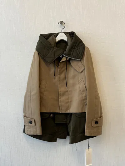 Sacai Cotton-blend Jacket In Multi