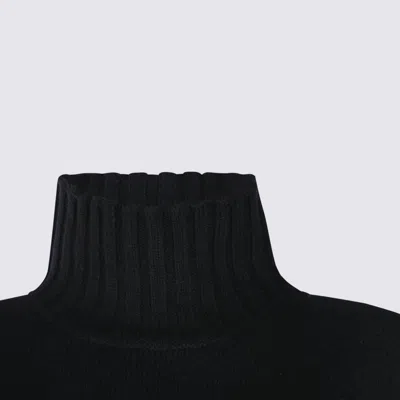 Antonelli Turtleneck Long Sleeve Sweater In Black
