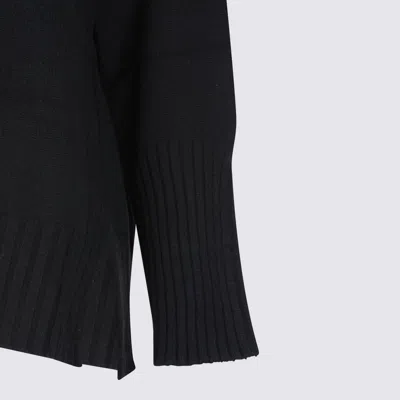 Antonelli Turtleneck Long Sleeve Sweater In Black