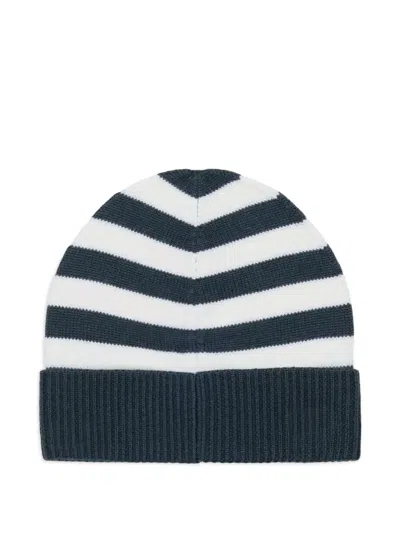 条纹套头帽
