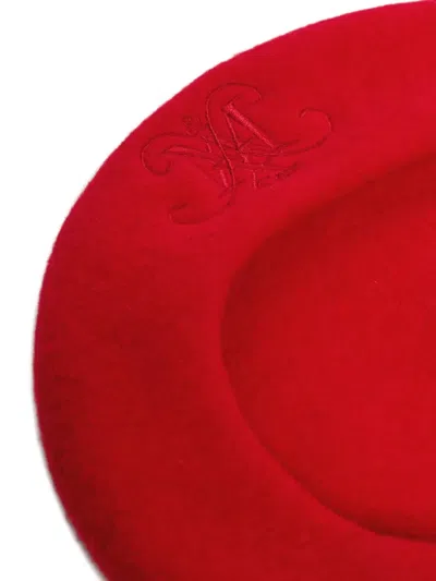 Max & Co Wool Hat In Red