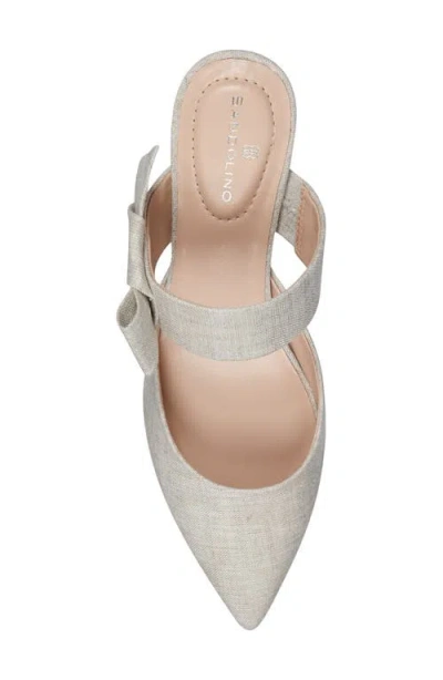 Bandolino Women's Millie Pointed Toe Kitten Heel Mules In Gray