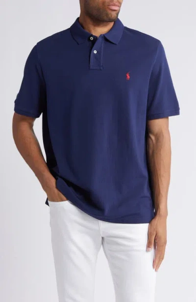 Polo Ralph Lauren The Iconic Mesh Polo Shirt   Kids In Blue