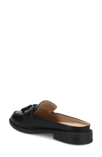 Journee Collection Journee Womens Azura Tassel Mule Loafer In Black