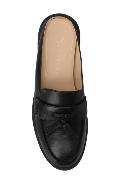 Journee Collection Journee Womens Azura Tassel Mule Loafer In Black