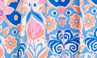 Flying Tomato Floral Square Neck Minidress In Multi