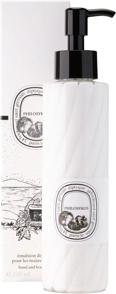 Diptyque Philosykos Hand And Body Lotion 200ml In White