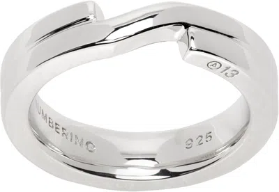 Numbering #7409 Ring In Silver