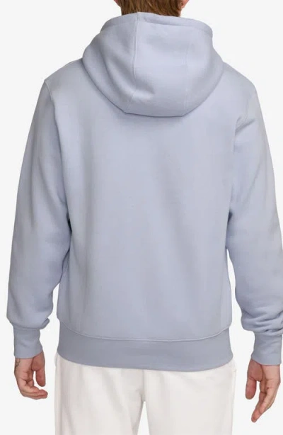 Nike Club Fleece Zip Hoodie In Blue