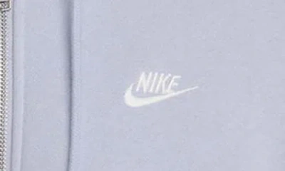 Nike Club Fleece Zip Hoodie In Blue