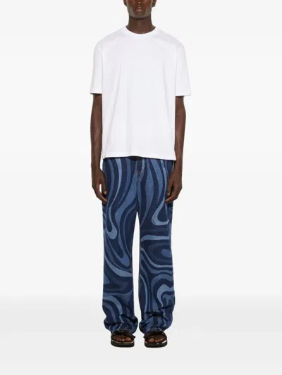 Pucci Graphic-print T-shirt In White