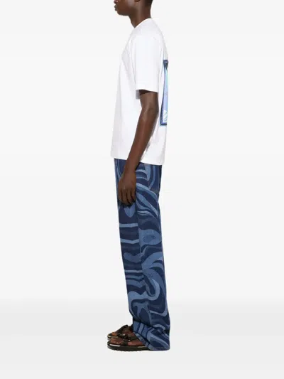 Pucci Graphic-print T-shirt In White