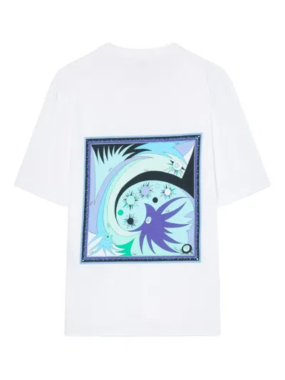 Pucci Graphic-print T-shirt In White