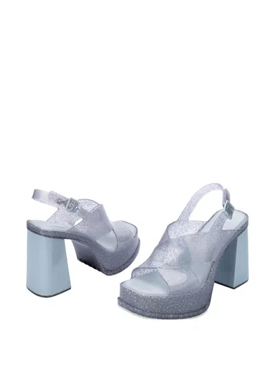 Melissa Dance Slingback Platform Sandal In Blue