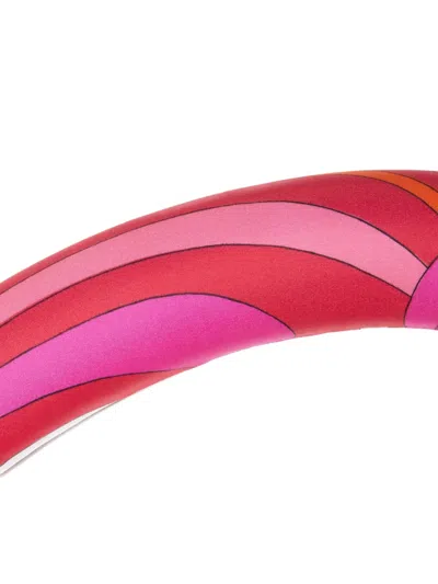 Pucci Swirl-print Pool Float In Pink