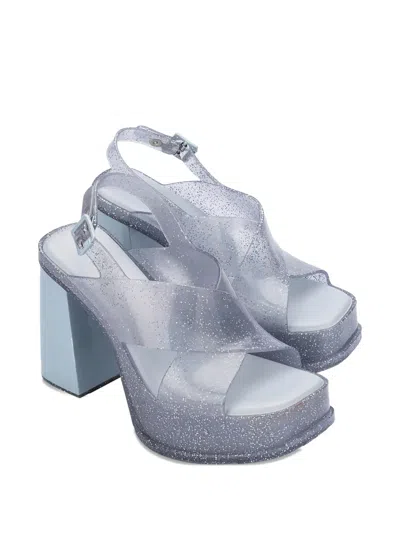 Melissa Dance Slingback Platform Sandal In Blue