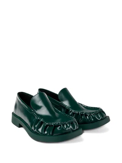 Camperlab Mil 1978 Leather Loafers In Green