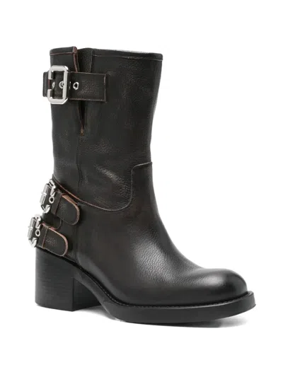 Chloé Dakota Ankle Boots In Black