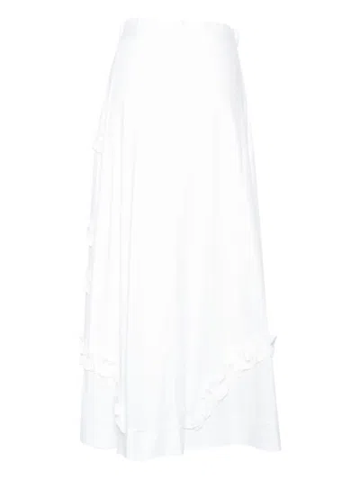 Clips Gonna Con Plisse In White
