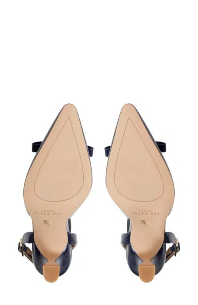 Ted Baker Sienna Slingback Pointed Toe Pump In Blue