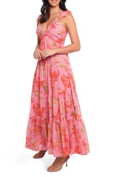 Petal And Pup Petal & Pup Matteah Floral Print A-line Dress In Multi