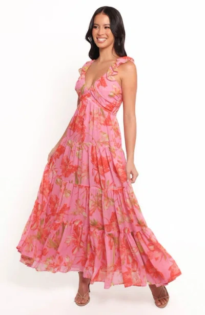 Petal And Pup Petal & Pup Matteah Floral Print A-line Dress In Multi