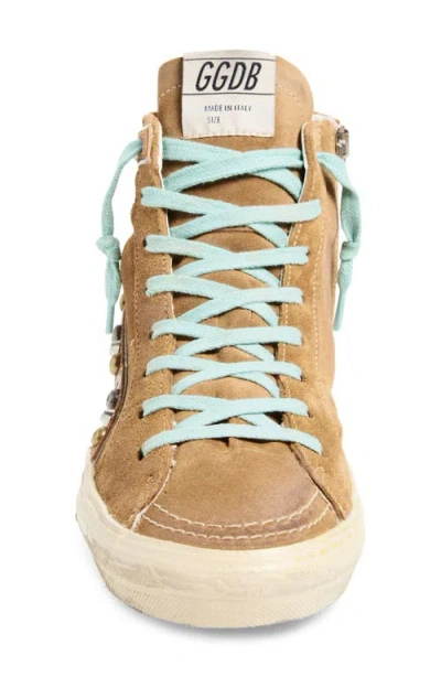 Golden Goose Slide Classic Suede Sneakers Light Brown In Brown