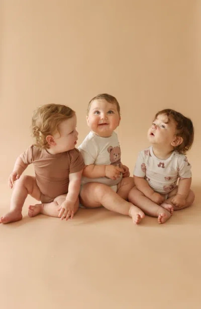 Posh Peanut Bernard Assorted 3-pack Bodysuits In Multi