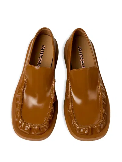Camperlab 1978 Leather Loafers In Brown