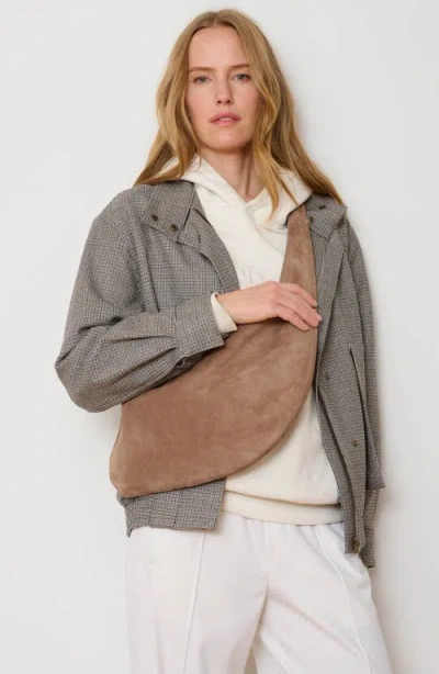 We-ar4 The H Leather Hobo Bag In Sand