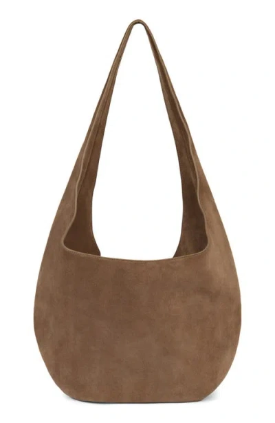 We-ar4 The H Leather Hobo Bag In Sand