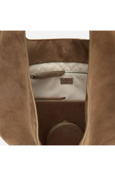 We-ar4 The H Leather Hobo Bag In Sand