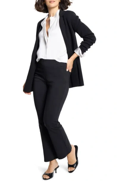 Nic + Zoe Nic+zoe Knit Blazer In Black